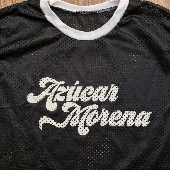 Bella Doña LA mesh jersey crop top XL - Picture 2 of 4